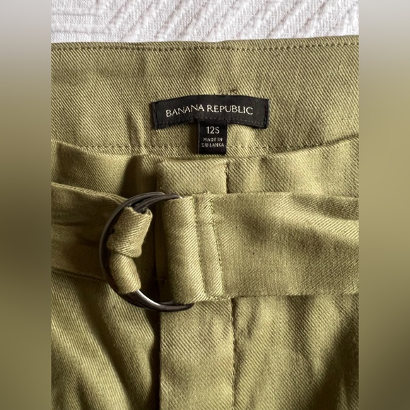 Olive Green Women's Wide-Leg Pants - Picture 3 of 10